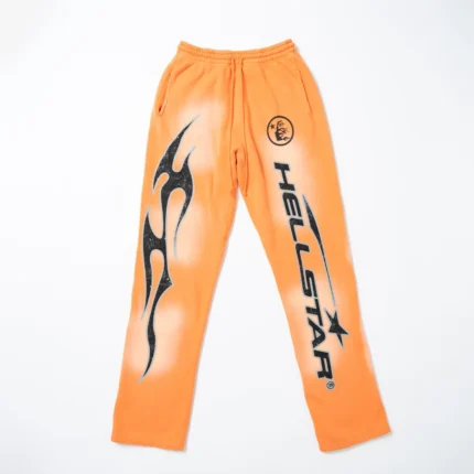 Fire Orange Hellstar Sweatpants