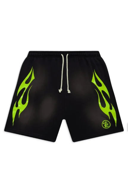 Flame Green Logo Shorts