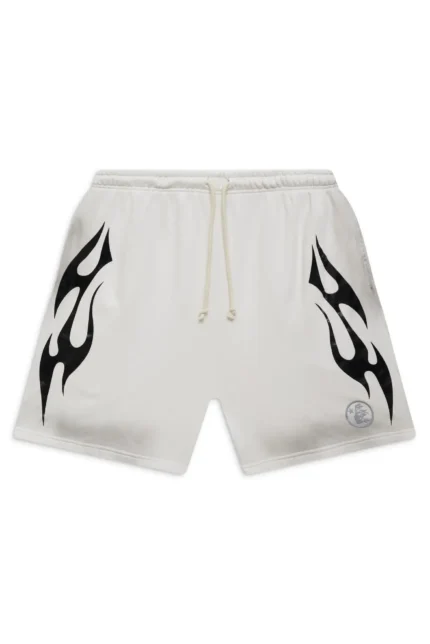 Hellstar Face Logo Flame Shorts