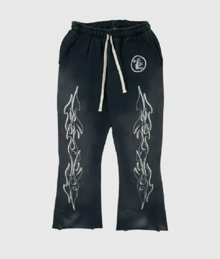 Hellstar Flame Flare Sweatpants
